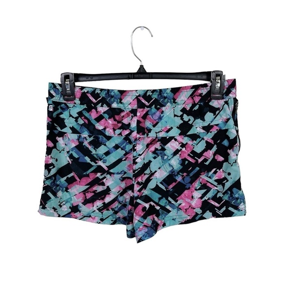 Fabletics Women's Eloise Shorts Beta Geo Print Floral Zipper Pockets Size M - Picture 4 of 9